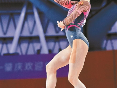 体操小将柯沁沁下一个目标是世界冠军