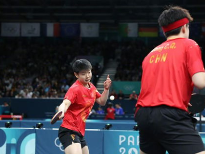 王楚钦孙颖莎混双亚军